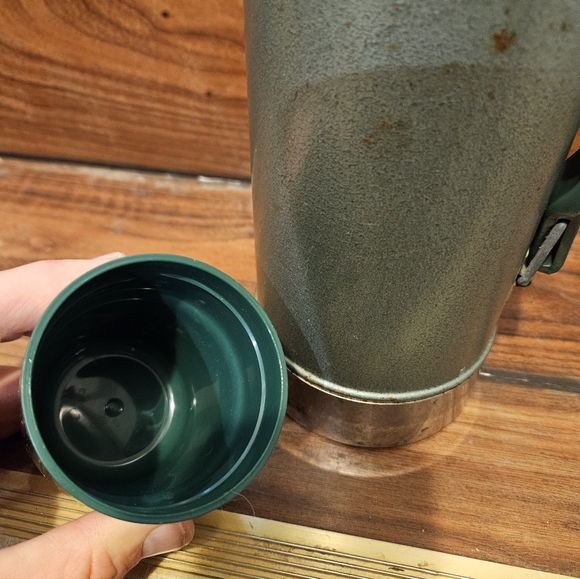 Vintage Stanley Aladdin Thermos A-944DH Green Quart Vintage - Picture 13 of 17